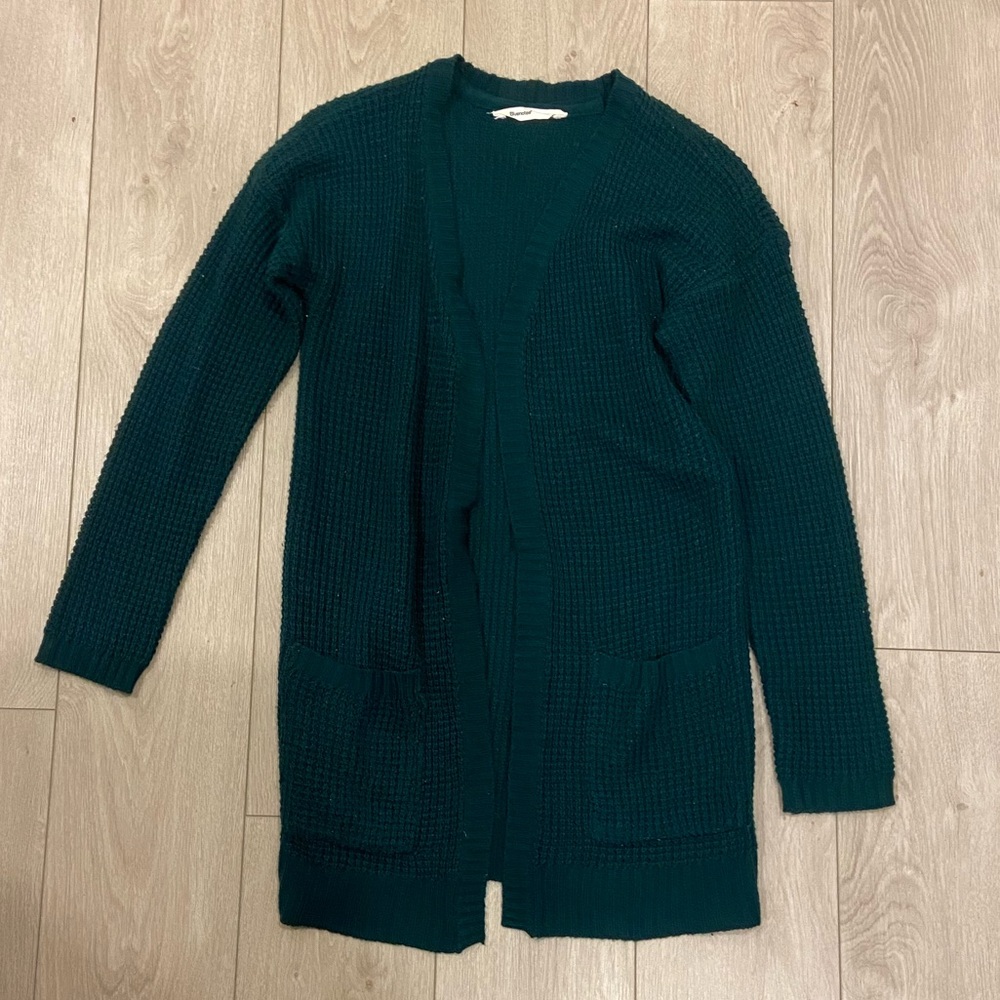Bluenotes Knit Forest Green Cardigan
